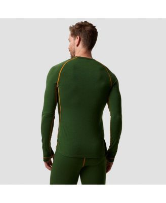 Men's Cedars RWS Merino Lt-Wt Baselayer Crew Top Lightweight Long Underwear Tops