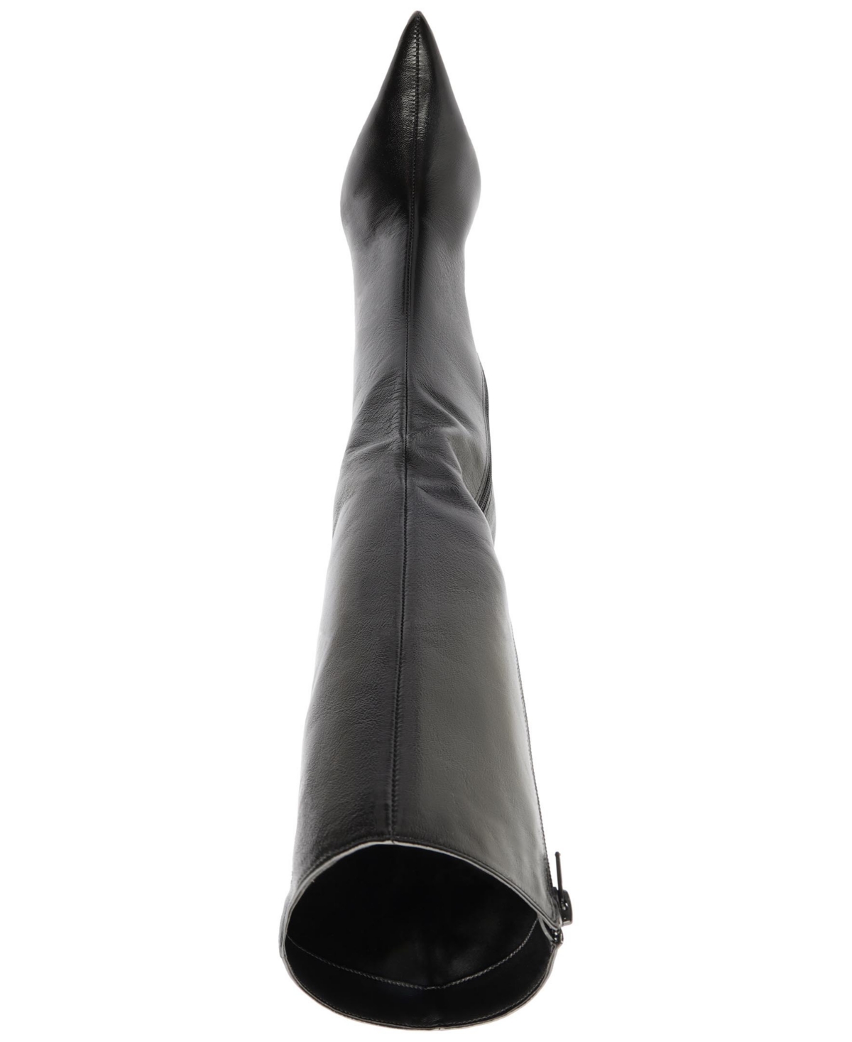 Arezzo Sasha Pointed Toe Knee High Boot In Black