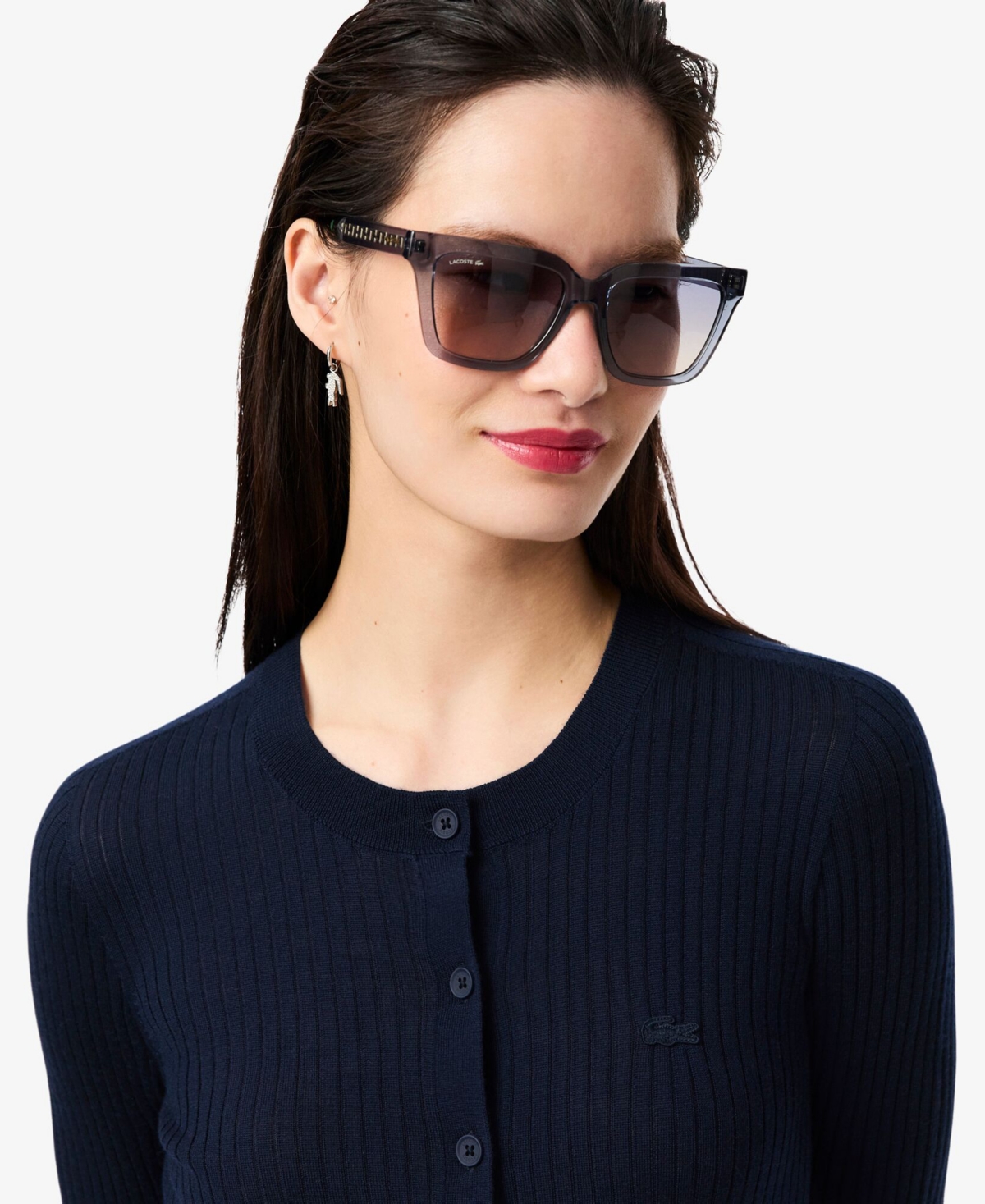 Lacoste Usa Women's Crewneck Sweater