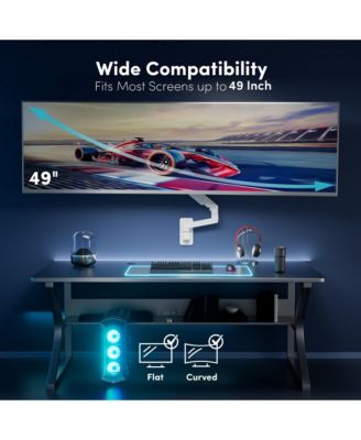 Monitor Wall Mount Single Monitor Arm Adjustable Premium Aluminum