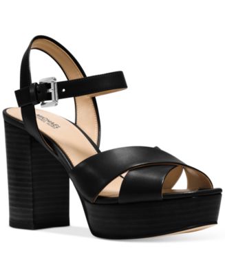 michael kors divia platform black