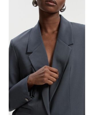 Women's Twill Oversized Blazer