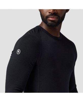 Men's Cedars RWS Merino Lt-Wt Baselayer Crew Top Lightweight Long Underwear Tops
