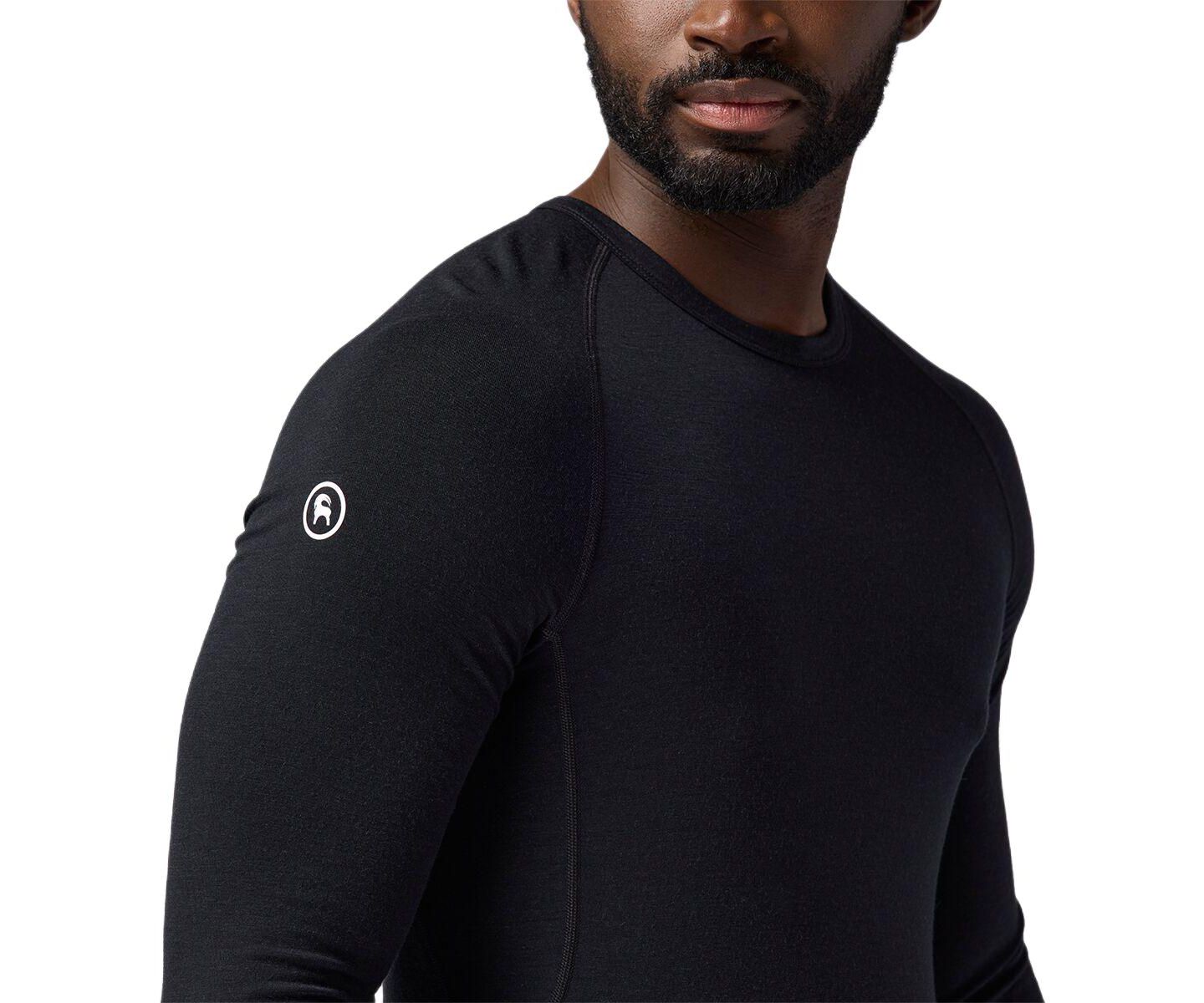 Топы Baselayer для мужчин, шерсть мериноса — Backcountry, цвет: Чёрный — фото 4