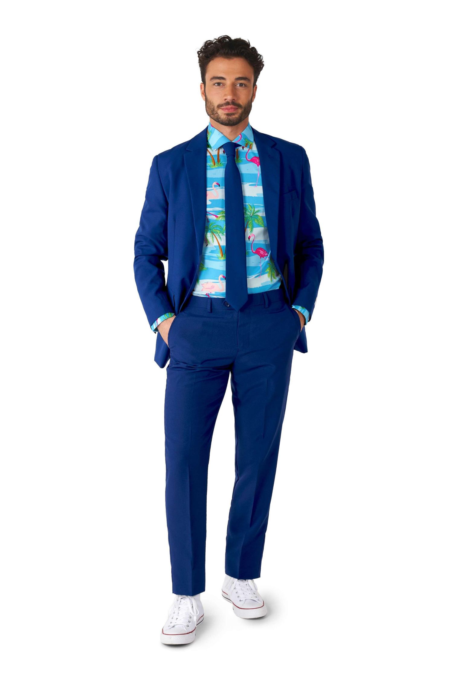 Men's SHIRT LS Flaminguy
