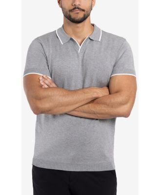 Men's Collar V-Neck Polo Sweater