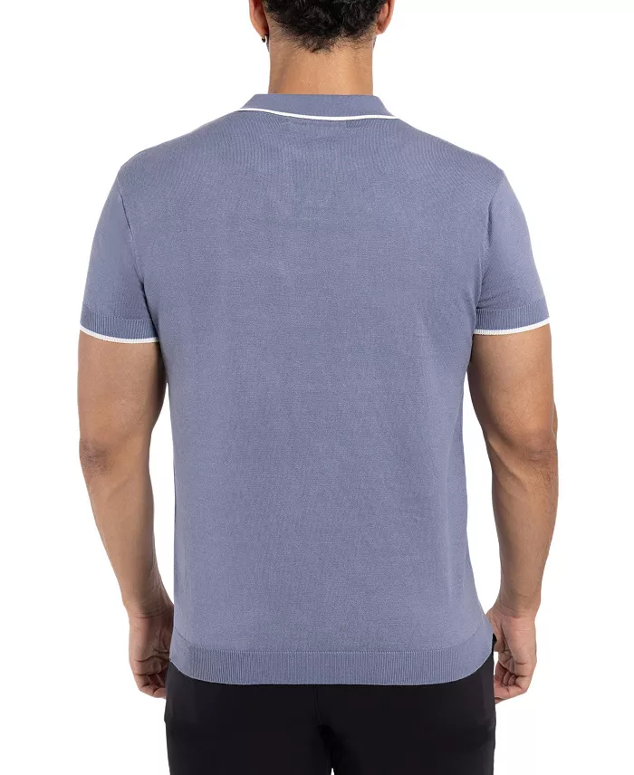Men's Johnny Collar Sweater Polo - thumbnail 8