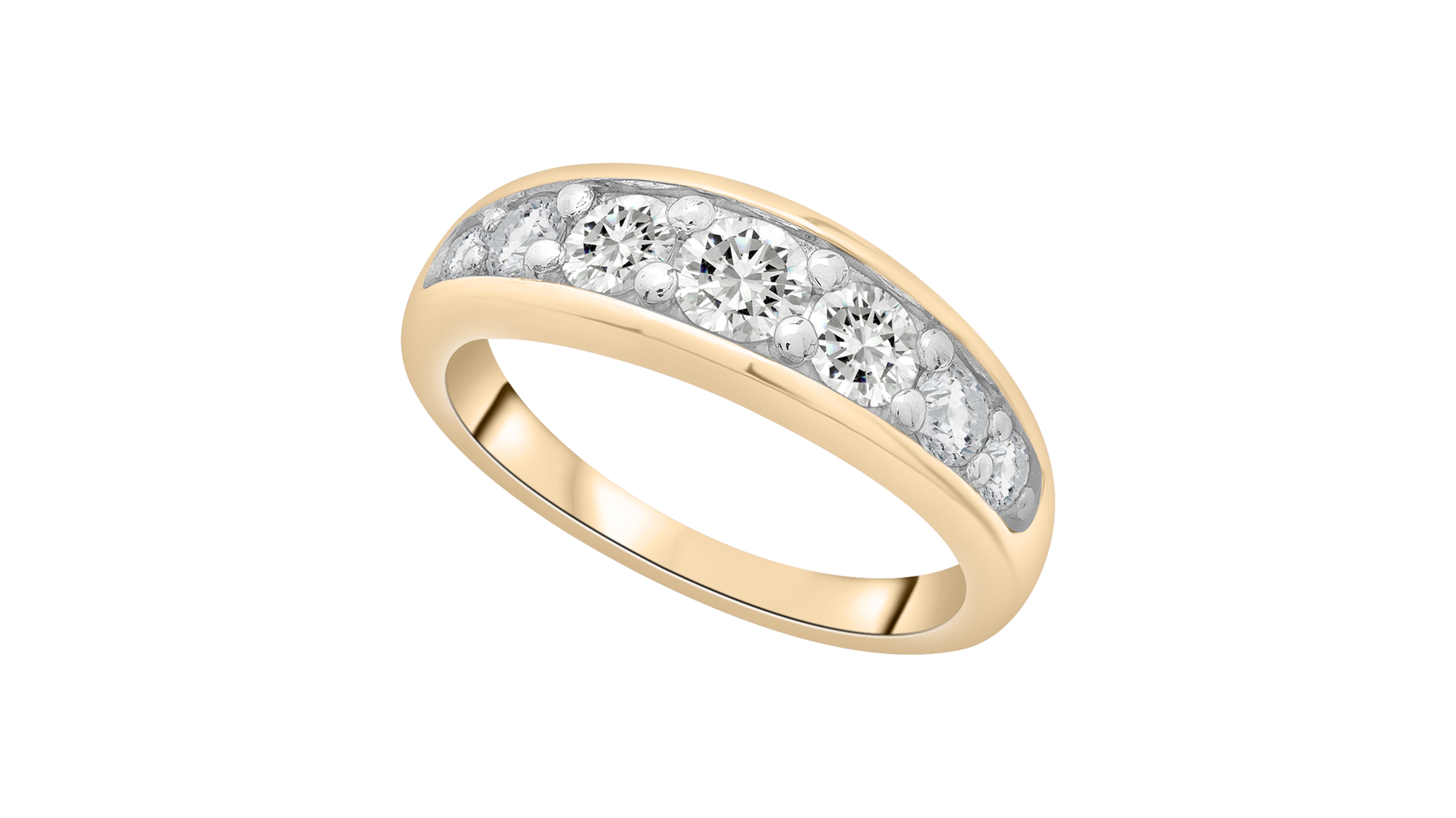 Macy's Diamond Graduated Ring (1ct. t.w.) in 14K Yellow Gold