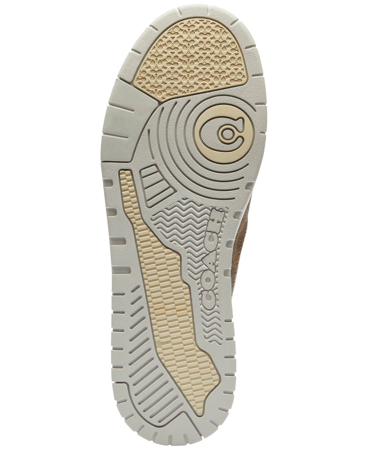 Coach Men's Mixed Signature Soho Round Toe Sneakers