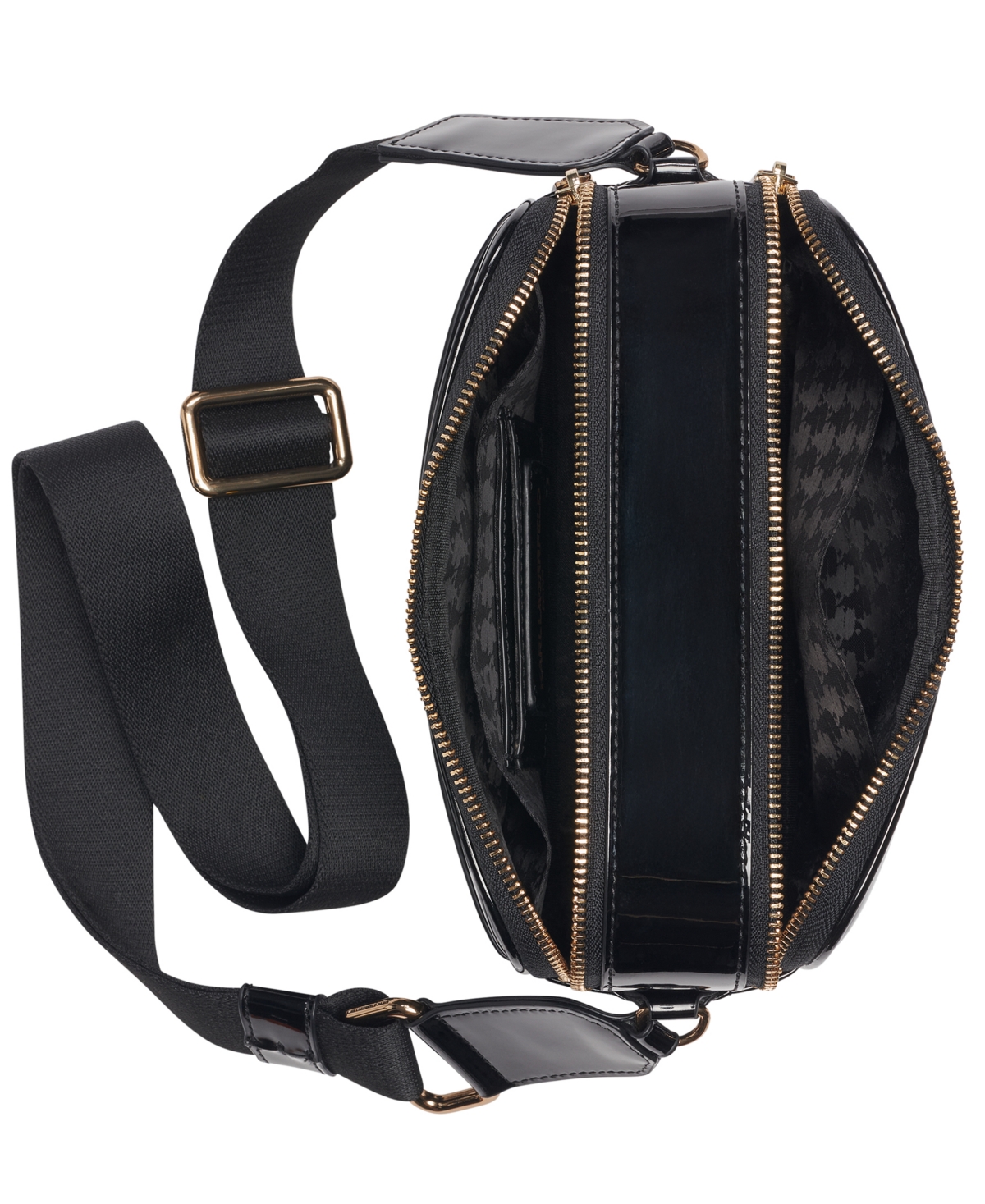 Karl Lagerfeld Maybelle Small Crossbody Strap Bag In Black