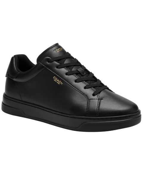 Мужские кроссовки COACH High Line Leather, цвет: Чёрный