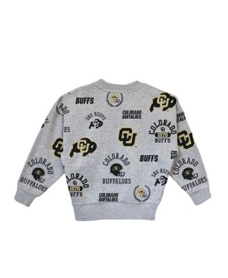 Big Girls Gray Colorado Buffaloes Always on Repeat Pullover Sweatshirt