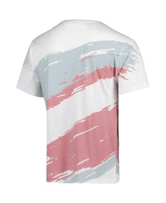 Men's White Texas Southern Tigers Paintbrush Sublimated T-Shirt