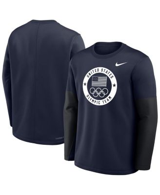 Nike - Men's Navy Coaches Therma-FIT Long Sleeve Top