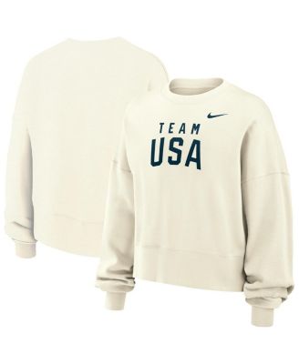 Nike - Big Girls Cream Oversized Phoenix Fleece Sweatshirt