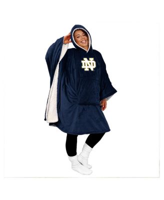 Pegasus Home Fashions - Notre Dame Fighting Irish 60" x 80" Logo Patch Sherpa Team Color Bloncho