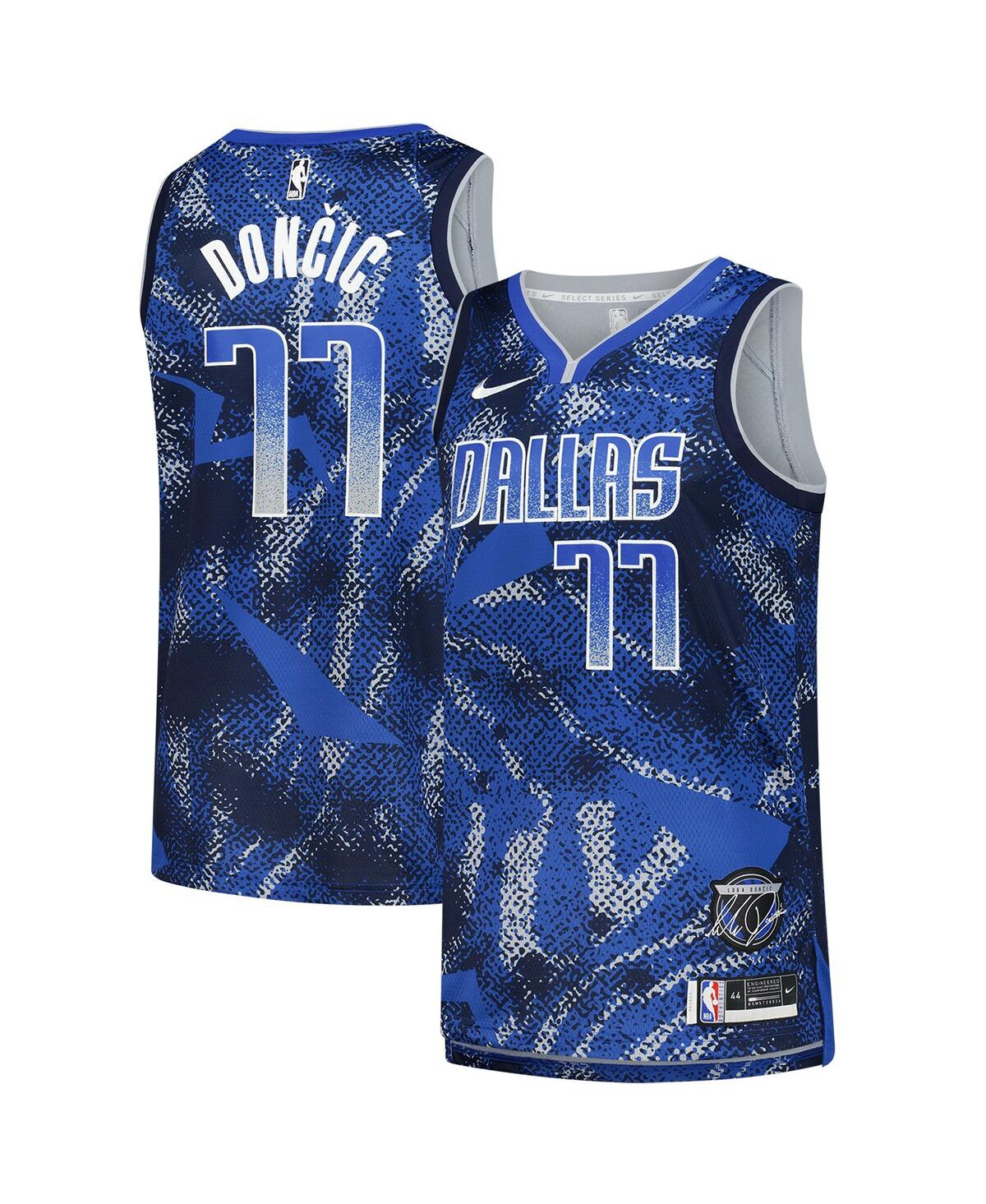 Nike Men's and Women's Luka Doncic Royal Dallas Mavericks 2025 Select Series Swingman Player Jersey