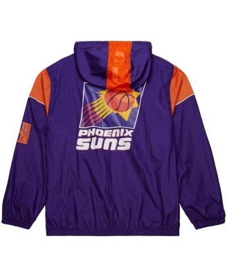 Men's and Women's Purple Phoenix Suns Hardwood Classics Team OG 3.0 Anorak Half-Zip Windbreaker Jacket
