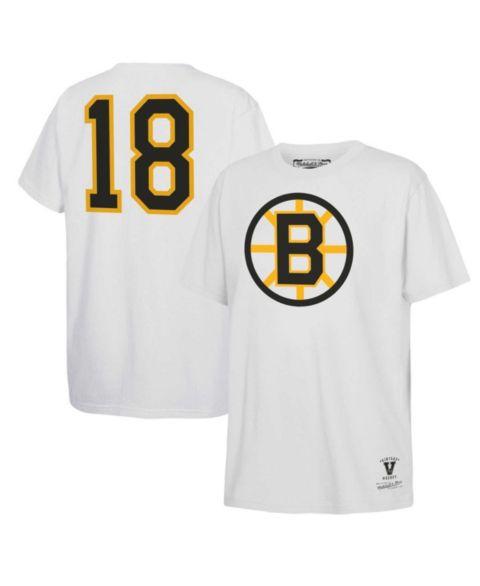 Детская футболка Mitchell & Ness Willie O'Ree White Boston Bruins Name & Number