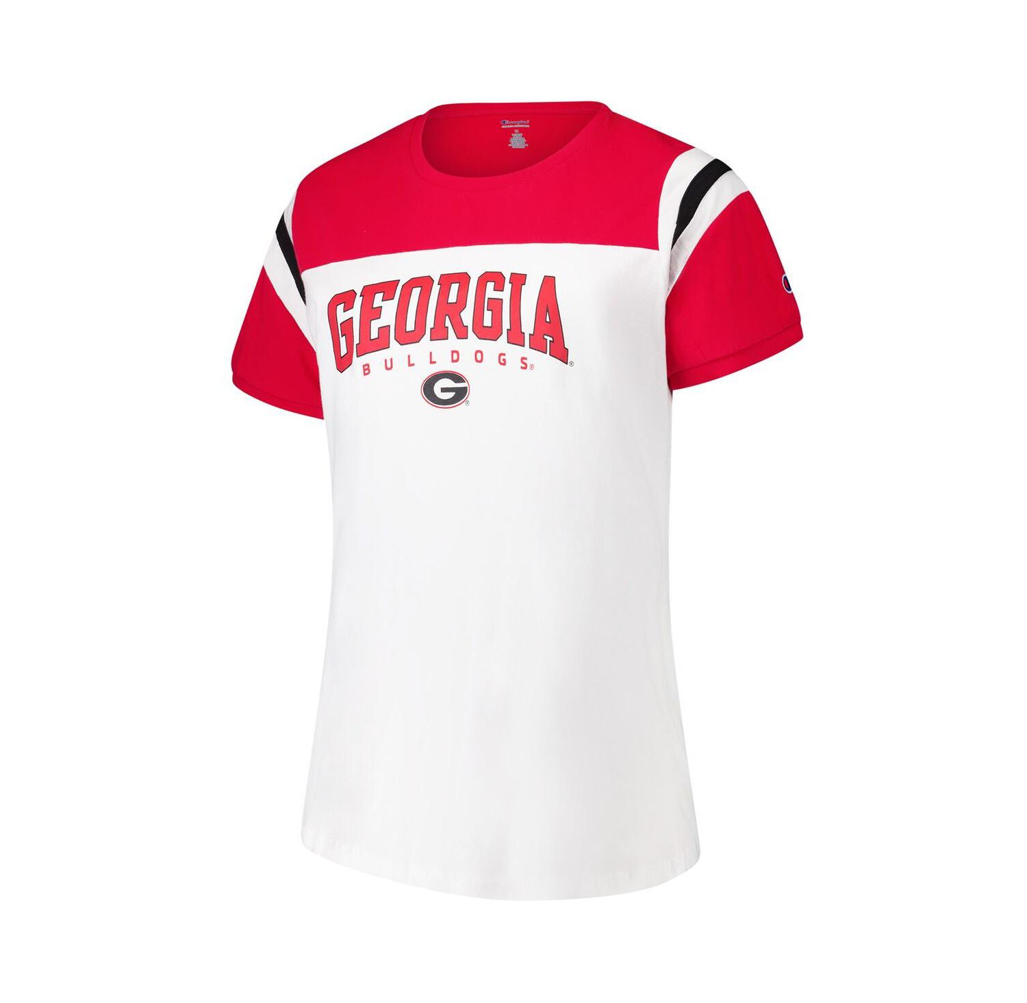 Women's White Georgia Bulldogs Plus Size Winning Gear T-Shirt