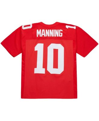 Men's Eli Manning Red New York Giants 2004 Team Legacy Retired Player Big Tall Jersey