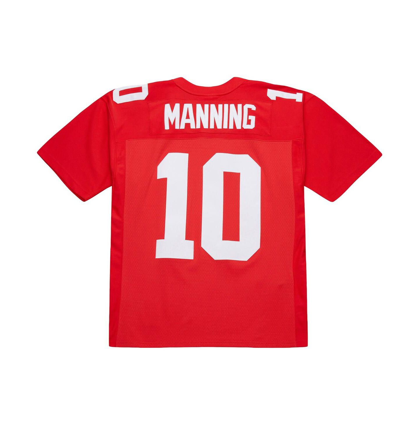 Мужское джерси Mitchell & Ness Eli Manning New York Giants 2004 Legacy Big & Tall, Red — фото 2