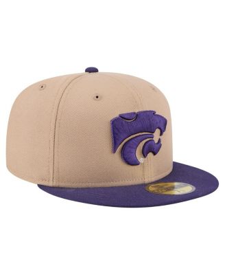 Men's Khaki Kansas State Wildcats Two-Tone 59FIFTY Fitted Hat