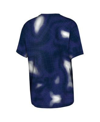 Big Boys and Girls Navy Dallas Cowboys End Zone Dri-Tek T-Shirt