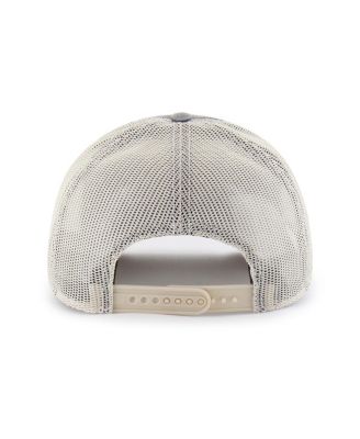 Men's Charcoal Colorado Avalanche Canteen Pigment Dyed Patch Trucker Adjustable Hat