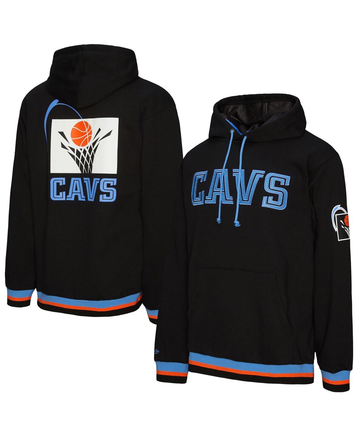 Mitchell & Ness Men's And Women's Black Cleveland Cavaliers Heavyweight Hoodie In Black
