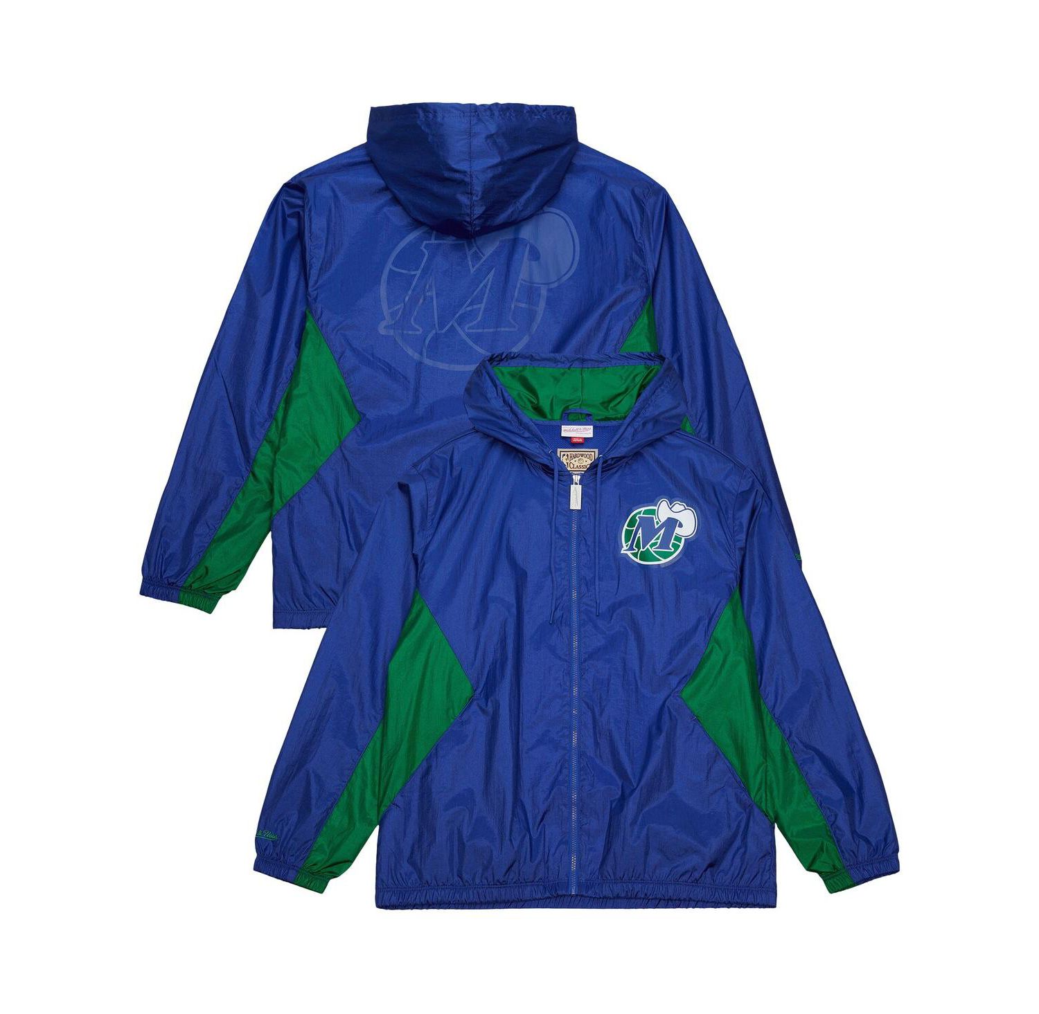 Men's Blue Dallas Mavericks Playmaker Full-Zip Windbreaker Jacket