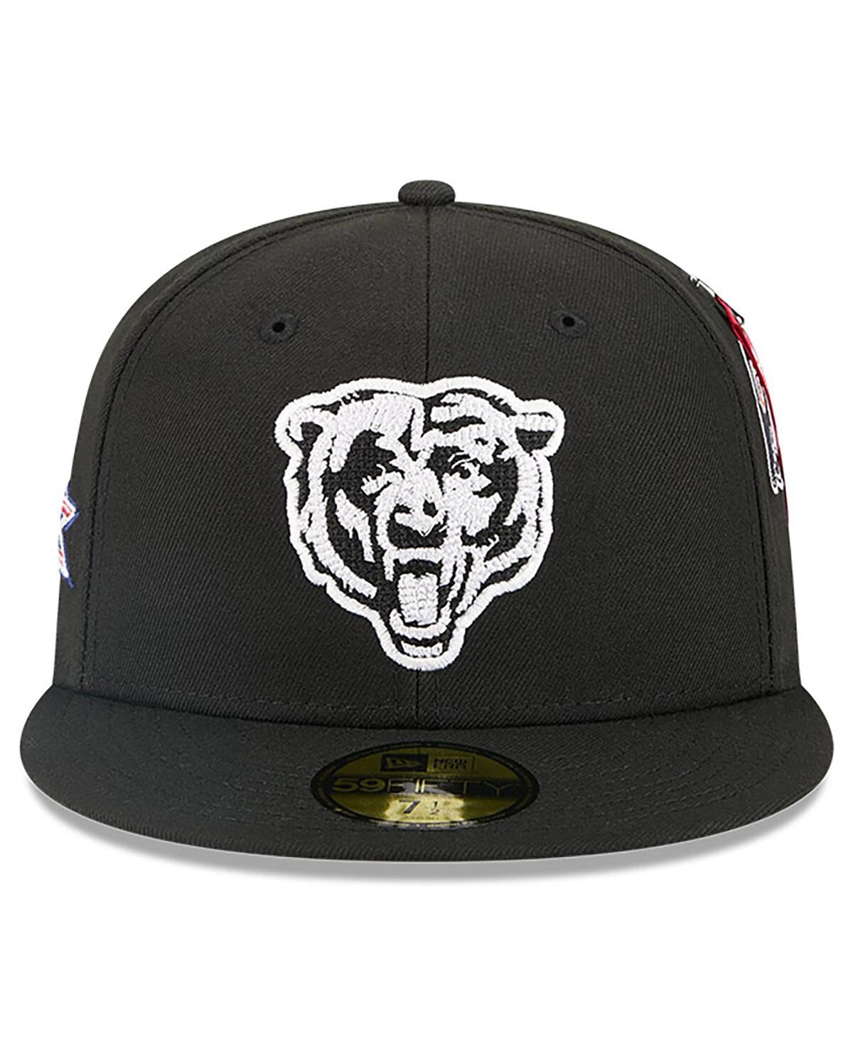 New Era x Alpha Industries Men's Black Chicago Bears 59FIFTY Fitted Hat