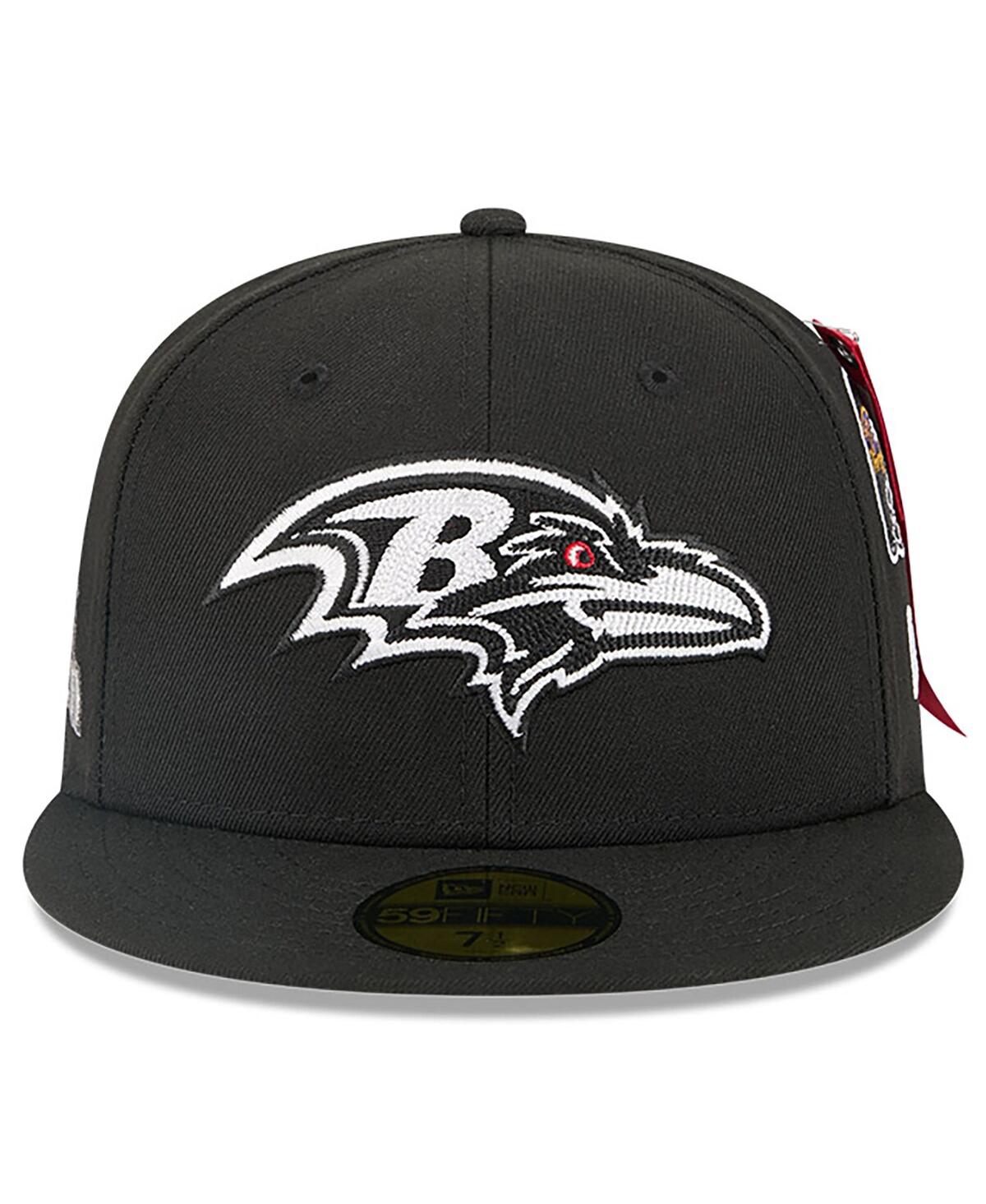 New Era x Alpha Industries Men's Black Baltimore Ravens 59FIFTY Fitted Hat