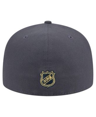 Men's Gray Vegas Golden Knights Oversized Arch 59Fifty Fitted Hat