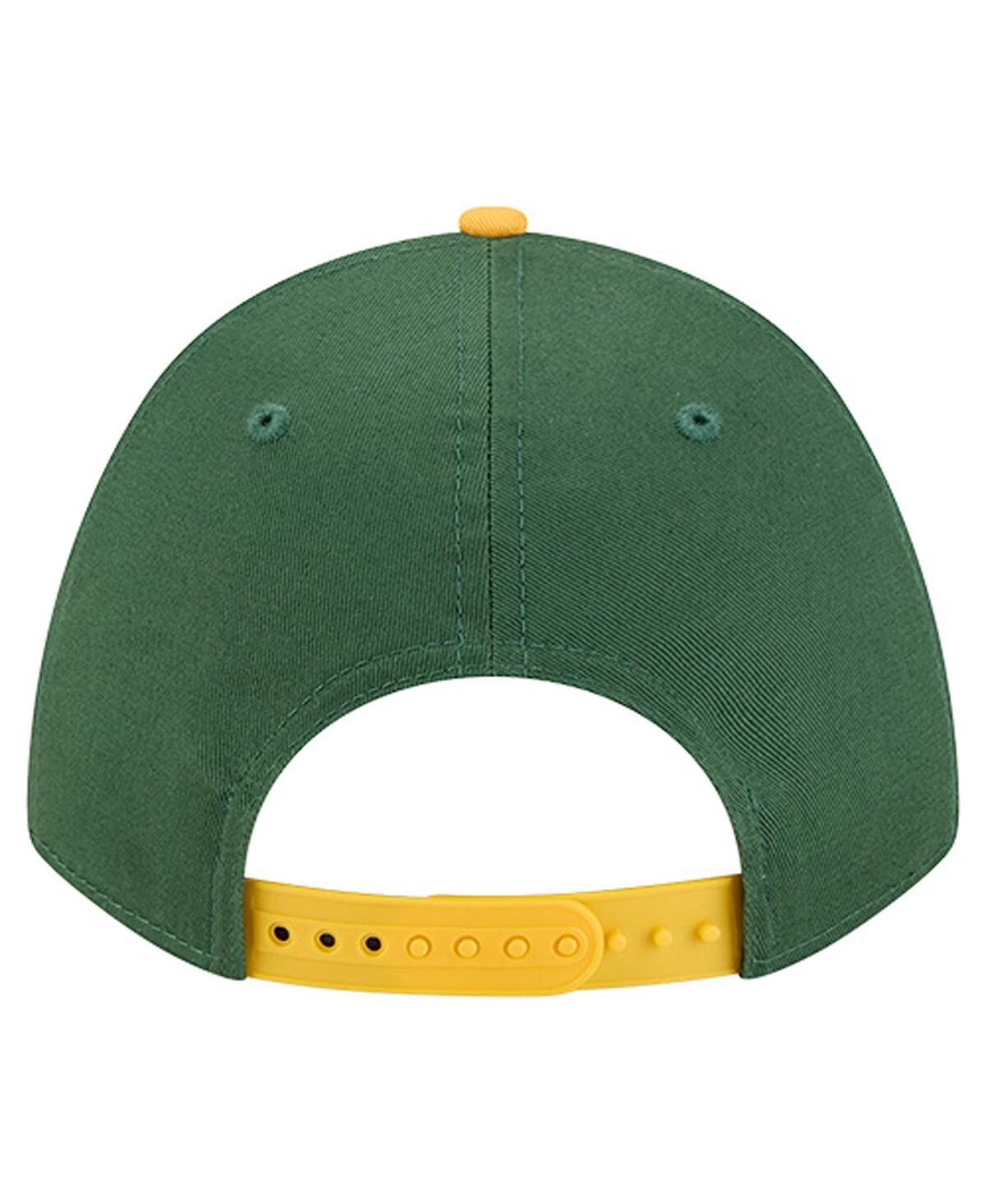 New Era Men's Green Green Bay Packers Arch Coolera 9forty A-frame Adjustable Hat In Multi