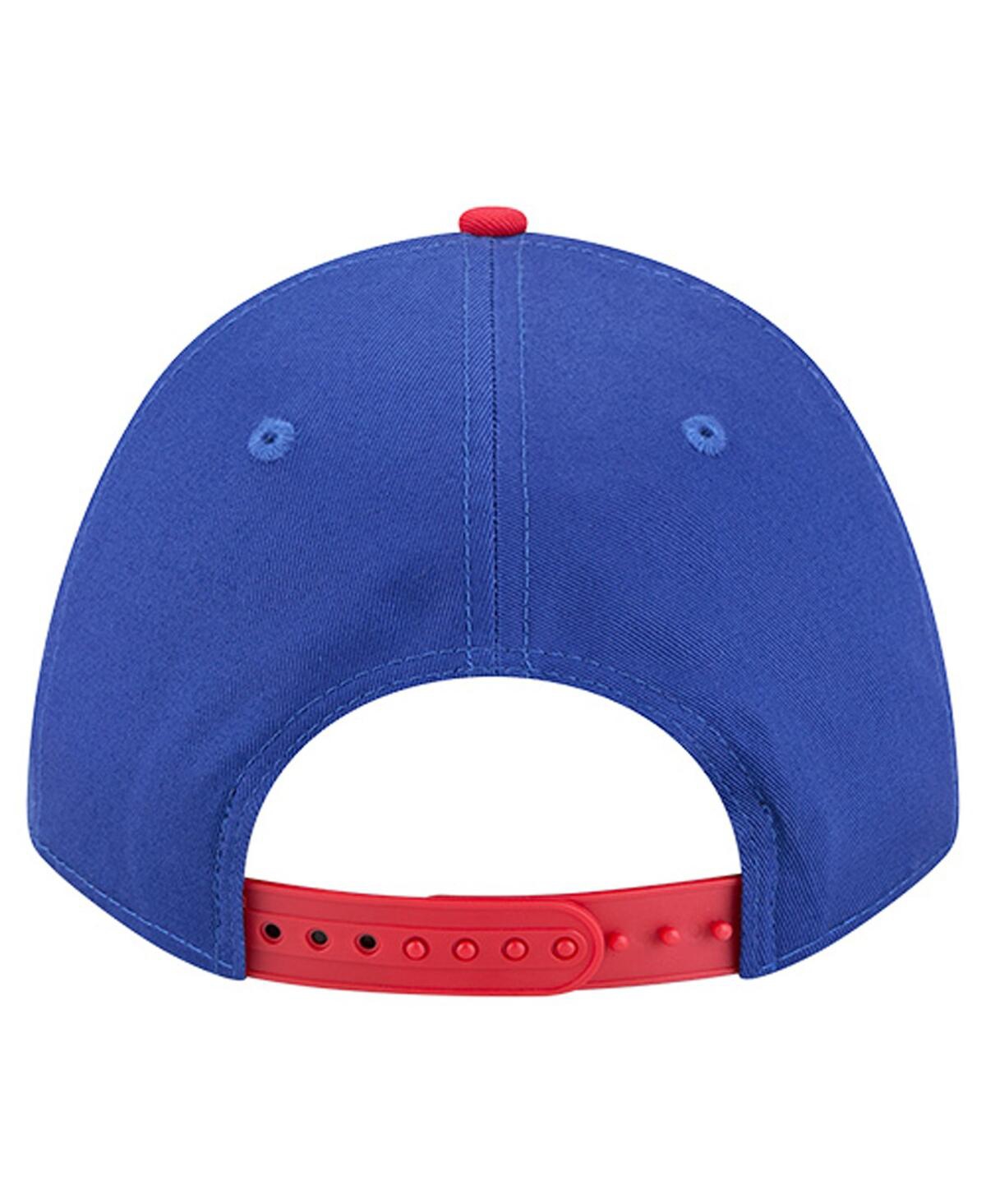 New Era Men's Royal Buffalo Bills Arch Coolera 9forty A-frame Adjustable Hat In Blue