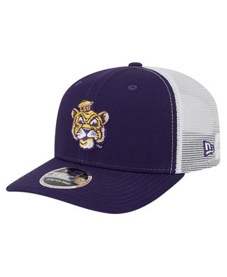 New Era - Men's Purple LSU Tigers Team 9SEVENTY COOLERA Trucker Adjustable Hat
