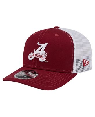 New Era - Men's Crimson Alabama Crimson Tide Team 9SEVENTY COOLERA Trucker Adjustable Hat