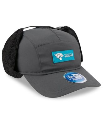 Men's Charcoal Jacksonville Jaguars 2025 Sideline Cold Weather Runner Dog Ear Adjustable Hat