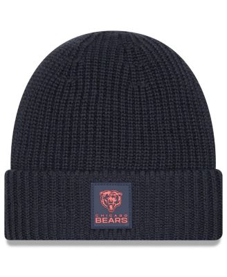 New Era - Men's Charcoal Chicago Bears 2025 Sideline Cold Weather Cuffed Knit Hat