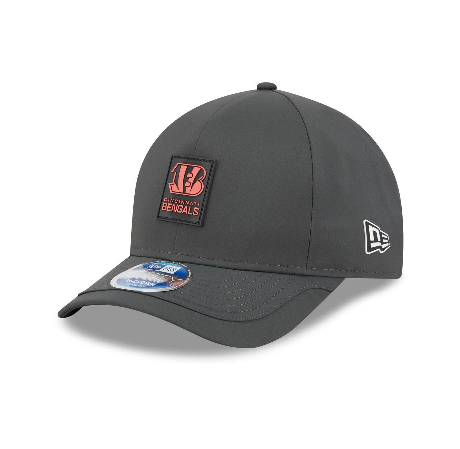 Men's Charcoal Cincinnati Bengals 2025 Sideline Cold Weather 9FORTY M-Crown Adjustable Hat
