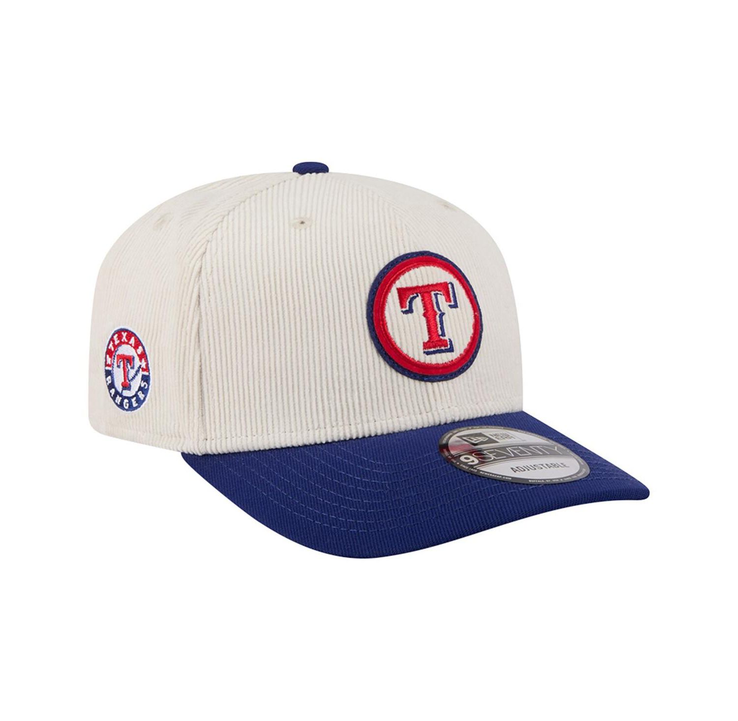 Men's Cream Texas Rangers Loyal 9SEVENTY Adjustable Hat