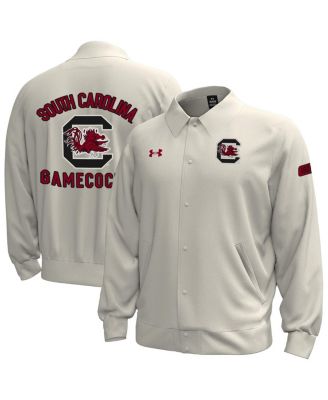 Under Armour - Men's Stone South Carolina Gamecocks Gameday Icon Full-Snap Fleece Jacket