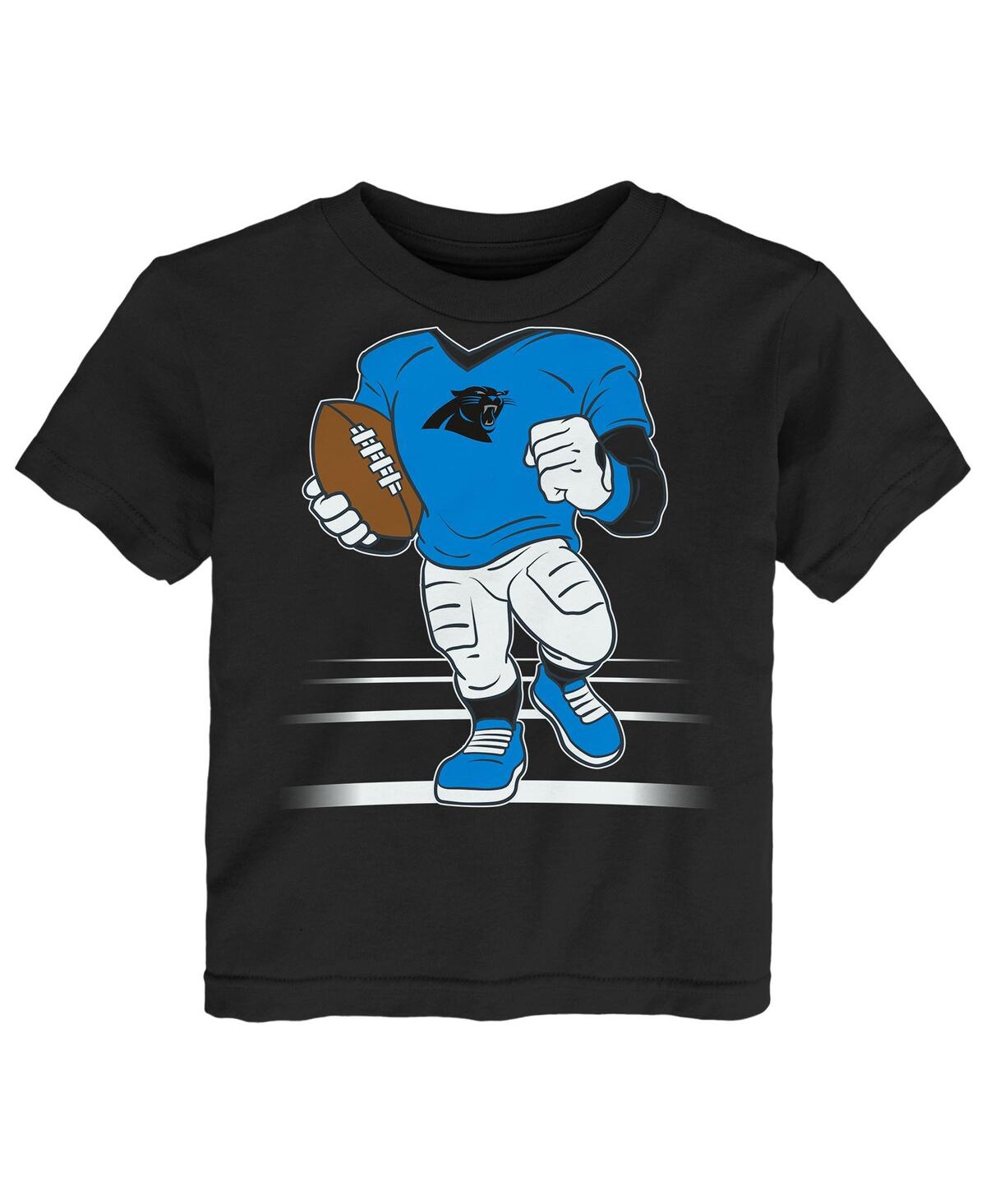 Outerstuff Toddler Black Carolina Panthers Game Fit T-shirt In Black