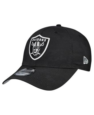 New Era - Men's Black Las Vegas Raiders Tonal Camo 39THIRTY Stretch Fit Hat