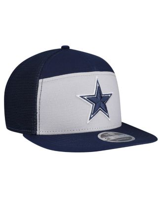 Men's Gray/Navy Dallas Cowboys Outdoor Split Panel 9FIFTY Snapback Hat