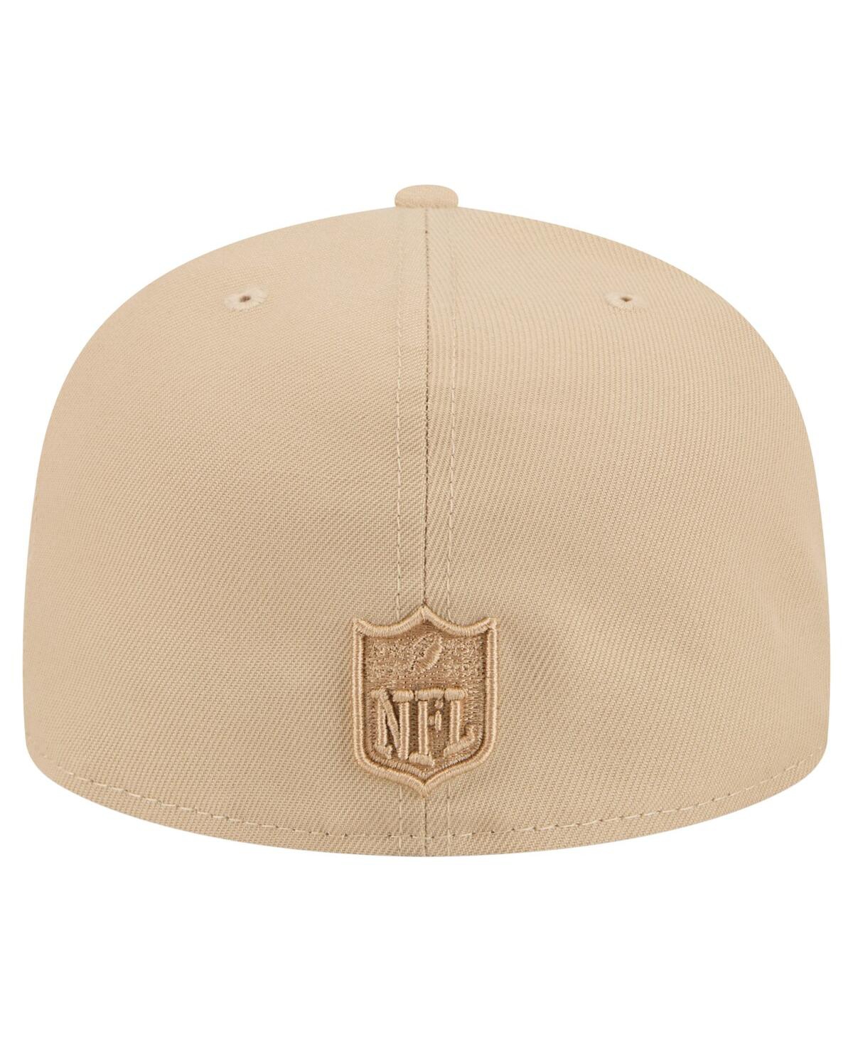 New Era Men's Light Beige Buffalo Bills Color Pack A-frame 59fifty Fitted Hat In Sand