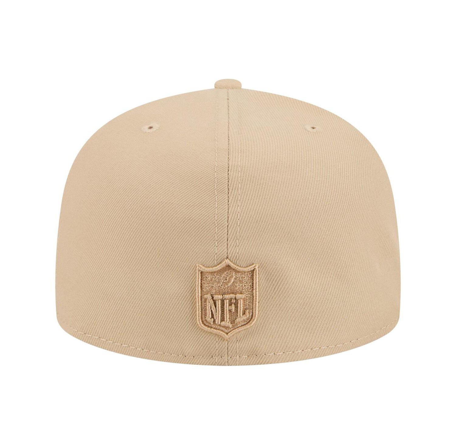 Men's Light Beige Buffalo Bills Color Pack A-Frame 59FIFTY Fitted Hat