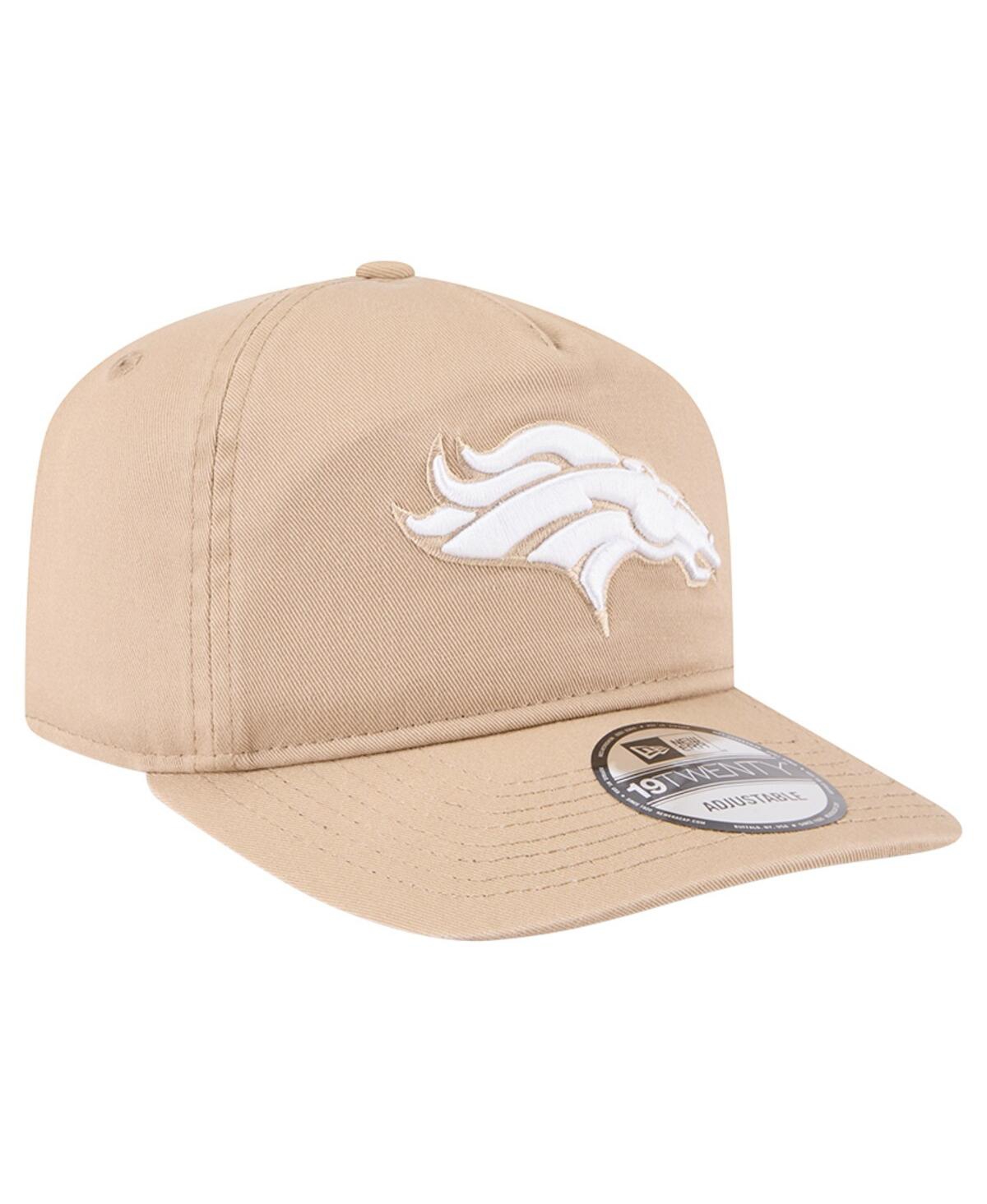 New Era Men's Tan Denver Broncos 19TWENTY Adjustable Hat