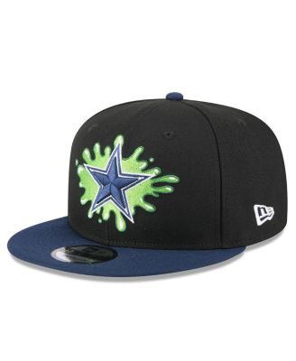 Men's Black/Navy Dallas Cowboys Nickelodeon Slime 9FIFTY Snapback Hat